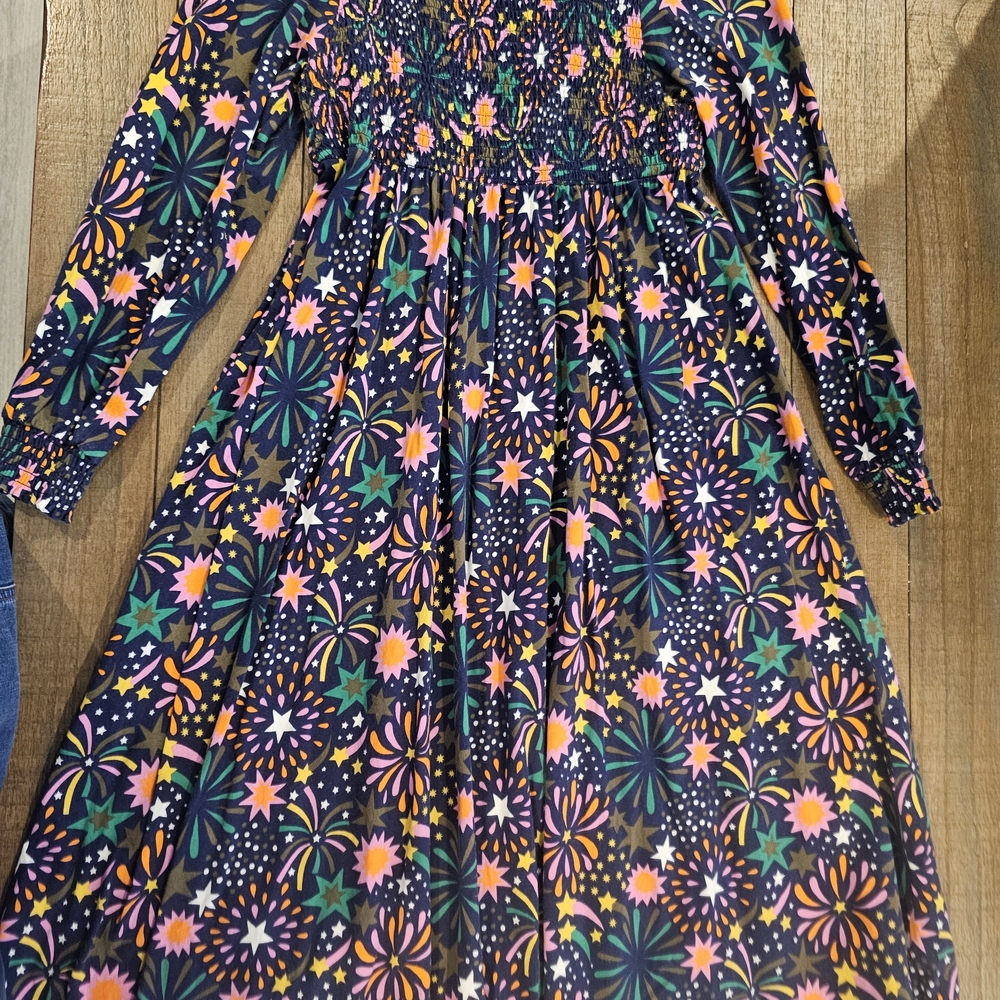 Colorful Starburst Kids Dress